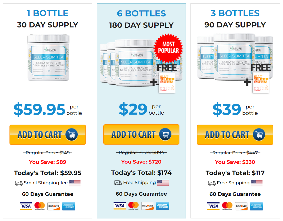 Sleep Slim Tea special offer and get bonuses free